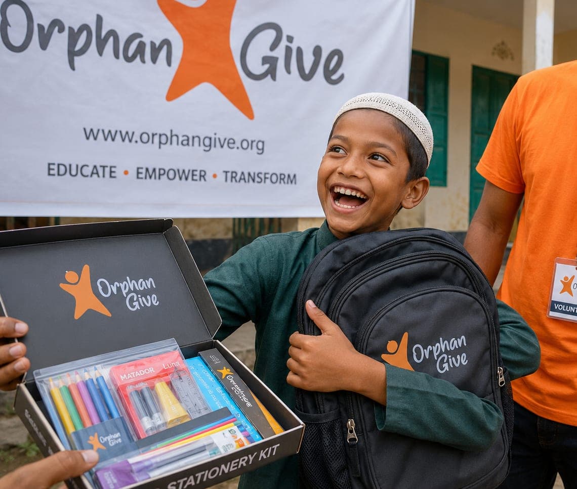 A child supported by OrphanGive